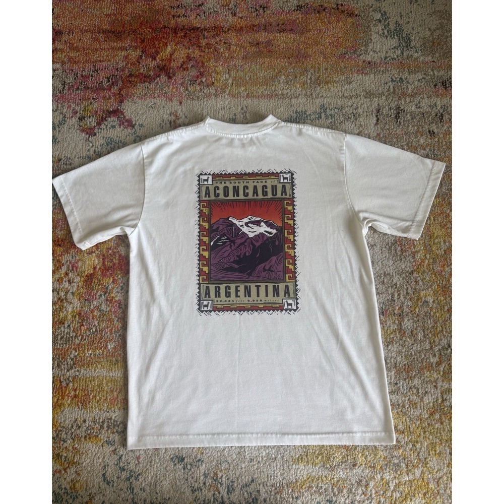 Vintage The North Face Aconcagua Argentina Mountain  T-Shirt  M